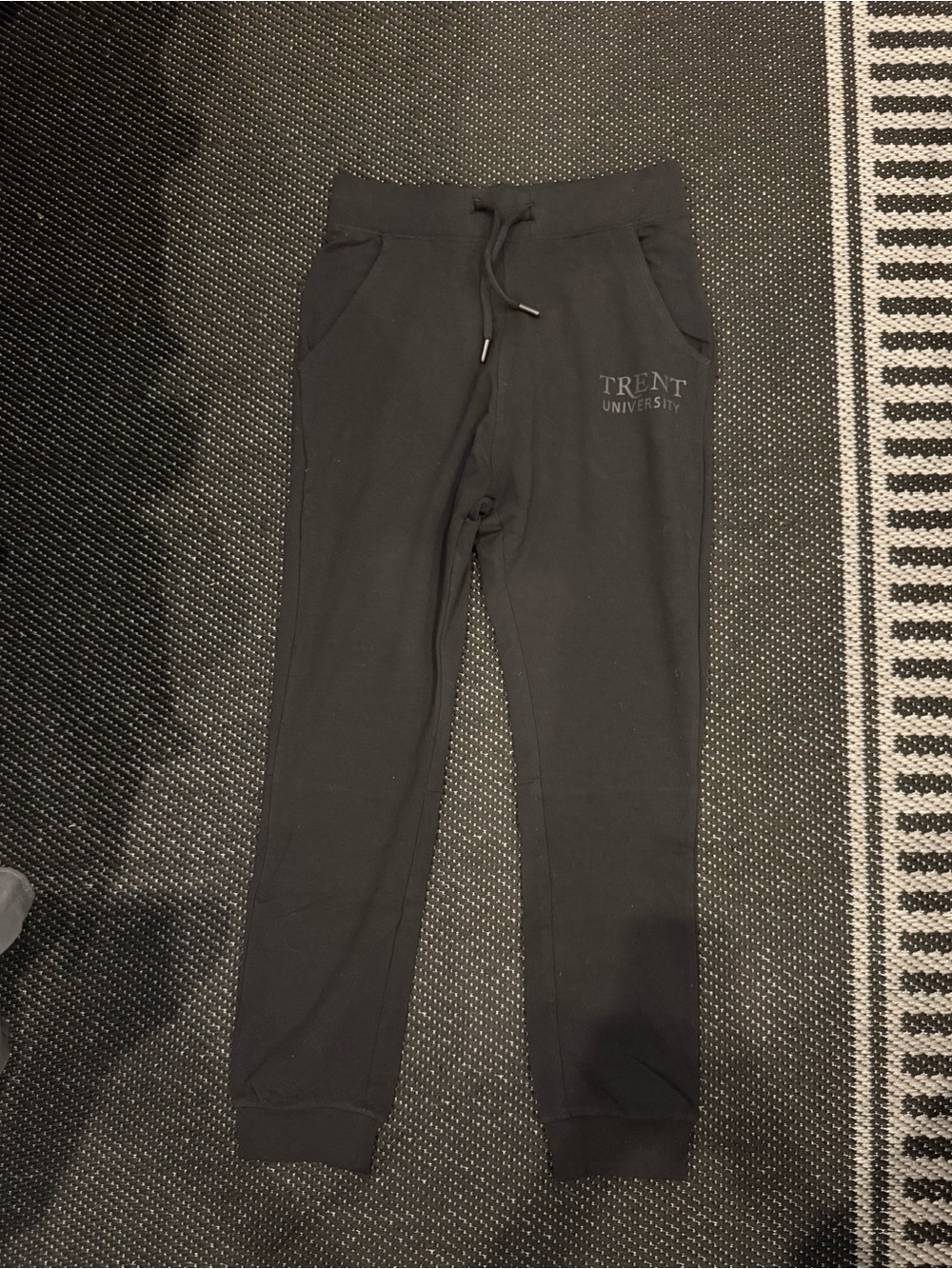 Trent University Black Jogger Sweatpants